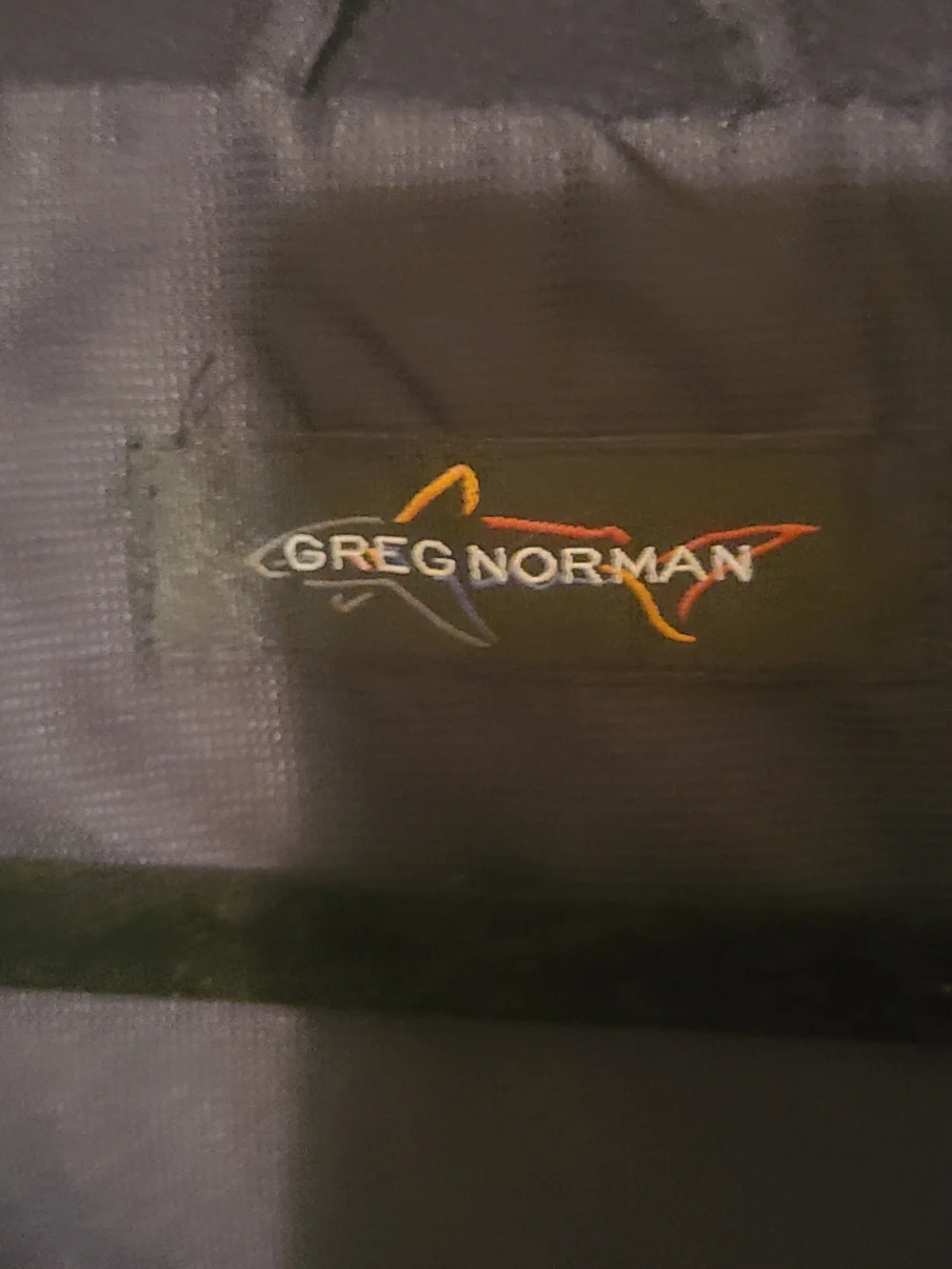Greg Norman Collection XXL Black Jacket with Multicolor Shark Logo